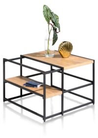 City, bijzettafel 60 x 60 cm - Railway brown - Afbeelding 3