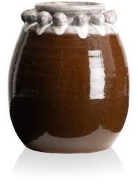 Nera vaas H31cm - Bruin