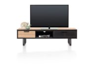 Avalon, tv-dressoir 160 cm - 2-laden + 1-niche - natural