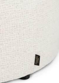 BeautiQ - Chic pouf - ronde 80 cm - Creme - Image 3