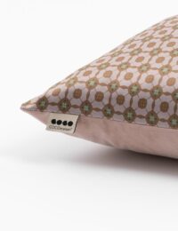 Rosalie coussin 45x45cm - Rose - Image 2