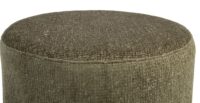 BeautiQ - Chic poef - rond 80 cm - Olijf - Afbeelding 2