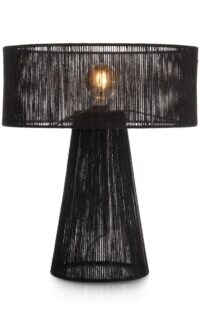 Tali tafellamp 1*E27 H57cm - zwart