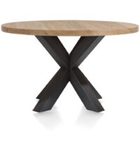 Metalox, eetkamertafel rond 130 cm