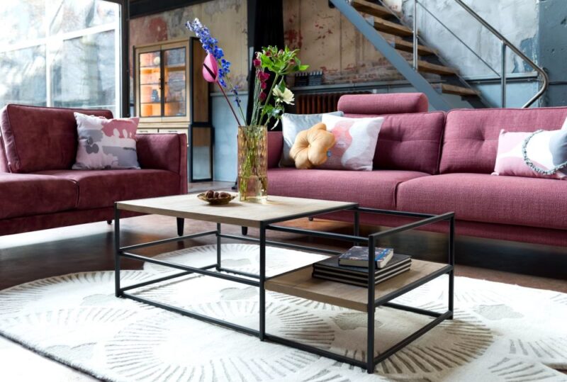 City, Salontafel 60 X 120 Cm - Railway Brown - Afbeelding 4