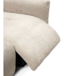 Bologna, 3-places - dossier réglable - repose - pieds réglable électriquement