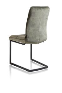 Milva, eetkamerstoel - swing zwart vierkant - Afbeelding 4