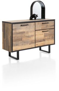 Avalon, dressoir 127 cm - 2-deuren + 1-lade - Driftwood - Afbeelding 2