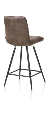 barstoel met draai-systeem - zwart frame - Afbeelding 3