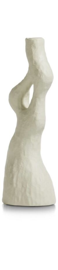 Debra vaas H32cm - Cremekleurig - Afbeelding 2