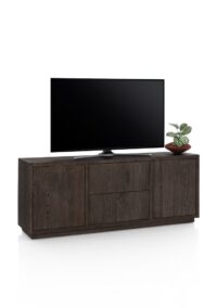 Gijon, tv-dressoir 180 cm - 2-deuren + 2-laden met plint - Afbeelding 2