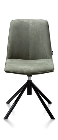 Brody, Eetkamerstoel - combi voorzijde Savannah / achterzijde Kibo - Groen - Afbeelding 3