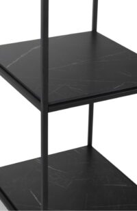 Stand up rek 45x50x193cm - Zwart - Afbeelding 2