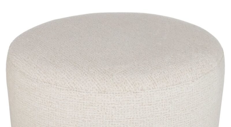Beautiq - Chic Pouf - Ronde 80 Cm - Creme - Image 2