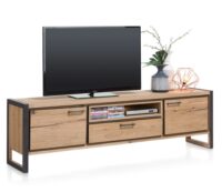 Metalo, buffet bas 210 cm - 2-portes + 1-tiroir + 1-niche (+ LED) - Image 3