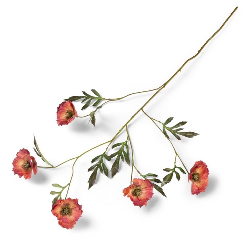 7E9E123C17E2F81Fc04F752Ea4B35746C1308Eba_Images_T_Ll_M_Fab2270891A34325992Ab10Bf8768B42_Image.jpg Poppy Spray Kunstbloem 113Cm - Bordeaux - Afbeelding 1