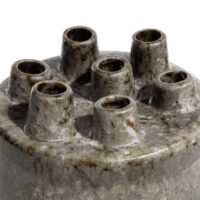 Safia vaas H21cm - zwart - Afbeelding 2