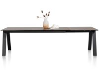 Stanford, uitschuiftafel 140 (+ 60) x 100 cm - Roest - Afbeelding 3