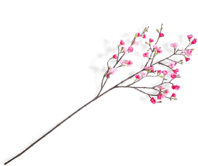 Qunince Spray H97Cm Kunstbloem - Roze - Afbeelding 1