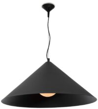 Daan hanglamp 1*E27 - Zwart
