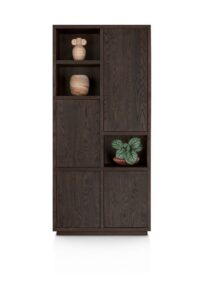 Gijon, armoire 100 cm - 4-portes + 3-niches