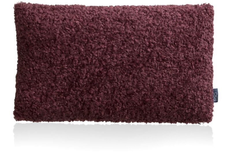 Teddy Kussen 30X50Cm - Rood - Afbeelding 1