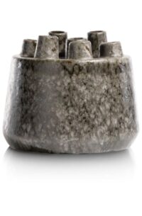 Safia vaas H21cm - zwart