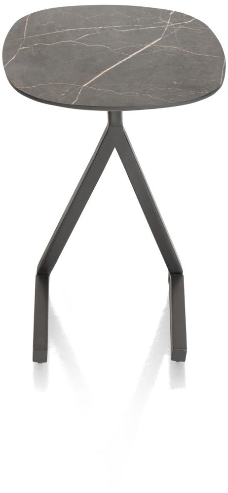 Minato, laptop-tafel 45 x 35 cm. - hoogte 52 cm. - Onyx