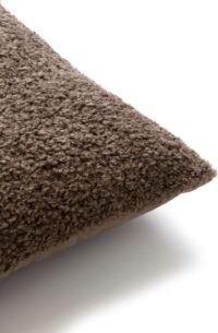 Teddy kussen 30x50cm - bruin - Afbeelding 3