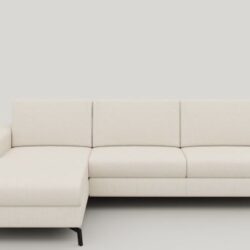 NAPELS - Napels, 3 zits arm links - longchair rechts - arm 4 - poot 13 cm. - vada