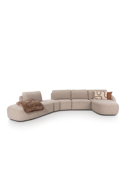 MERANO - Merano, hoekbank rechts - Stof Luton