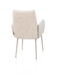 Bovina, armstoel - stof Luton + nosag - frame crème - Creme - Afbeelding 3