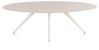 Saluti, table ellips 240 x 110 cm. - 4-pootjes - crème - Light sand