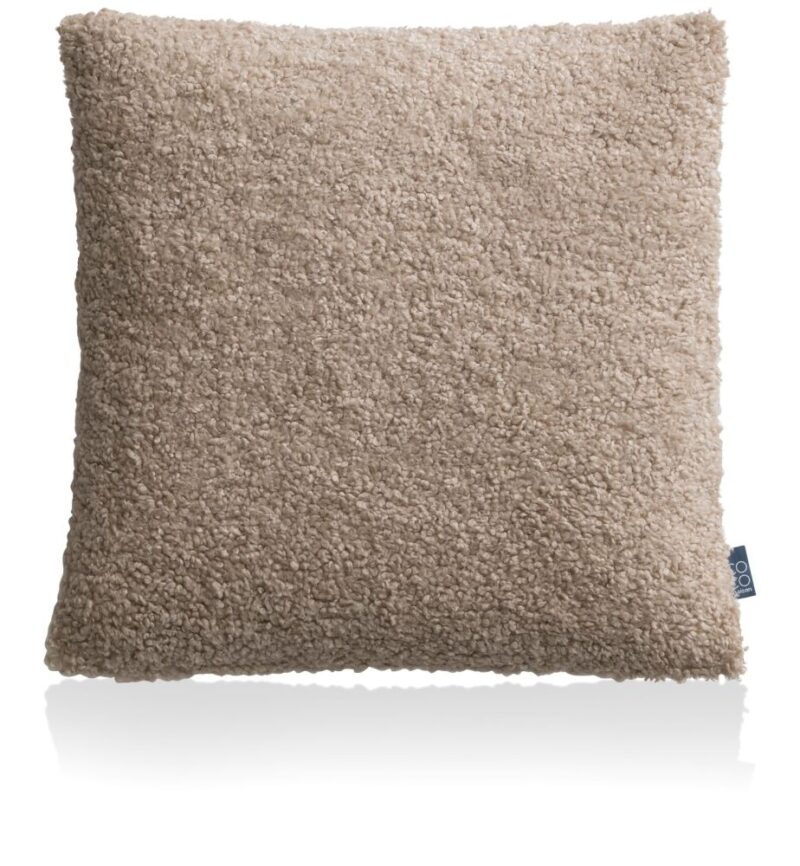 Teddy Coussin 45X45Cm - Beige - Image 1
