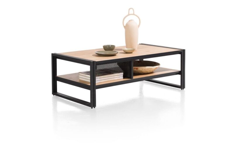 Avalon, Salontafel 110 X 60 Cm + 2-Niches - Natural - Afbeelding 2