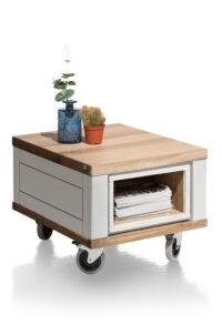 Jardin, bijzettafel 60 x 50 cm + 1-niche - wit - Afbeelding 3