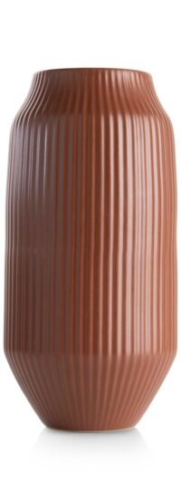 Liv vaas H44cm - Terracotta