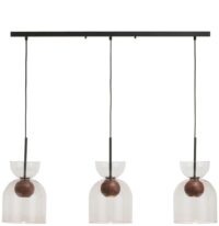 Skylar suspension 3*GU10 - Noir / anthracite