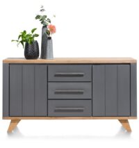 Jardin, buffet 160 cm - 2-portes + 3-tiroirs - Anthracite