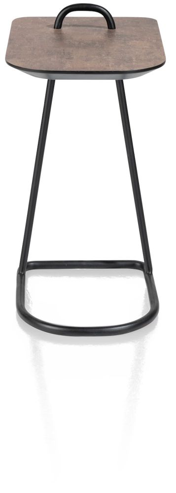 Maze, laptop-tafel 45 x 30 cm - hoogte 60,5 cm - Roest