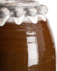 Nera vaas H31cm - Bruin - Afbeelding 2