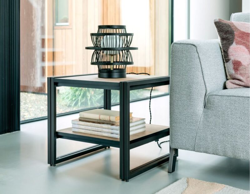 Avalon, Bijzettafel 50 X 50 Cm + 1-Niche - Natural - Afbeelding 3