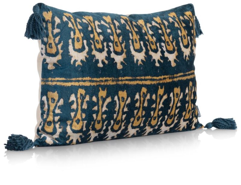 Daisy Coussin 40X60Cm - Bleu - Image 3