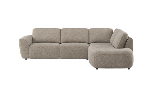 MERANO - 2,5 zits arm links - Ottomane groot rechts