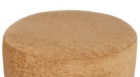 BeautiQ - Chic pouf - ronde 80 cm - Jaune ocre - Image 2