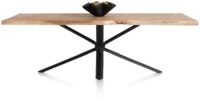 Living, eetkamertafel 240 x +/- 90/100 cm
