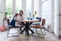 Metalox, eetkamertafel rond 130 cm - Afbeelding 4