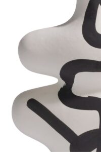 Curvy vaas H26cm - Multikleur - Afbeelding 2