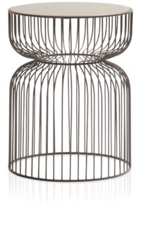 Zina table d'appoint H45cm - Taupe