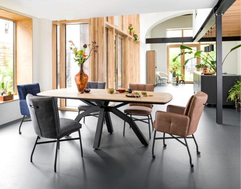 Livada, Ensemble De 2 Table Basse - 90 X 90 Cm + 110 X 60 Cm - Onyx - Image 3